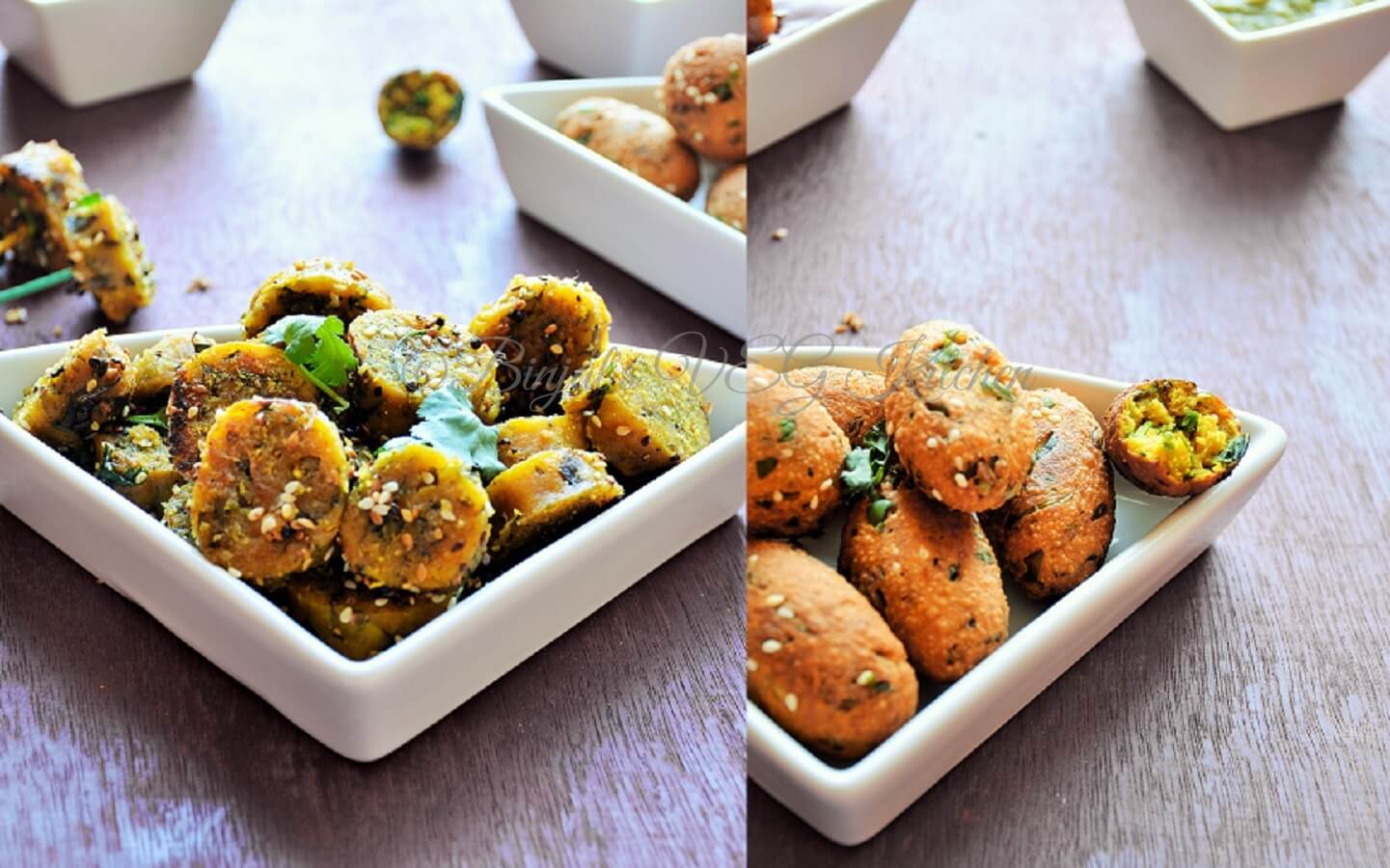 Methi Muthia Fenugreek Rolls Binjals Veg Kitchen