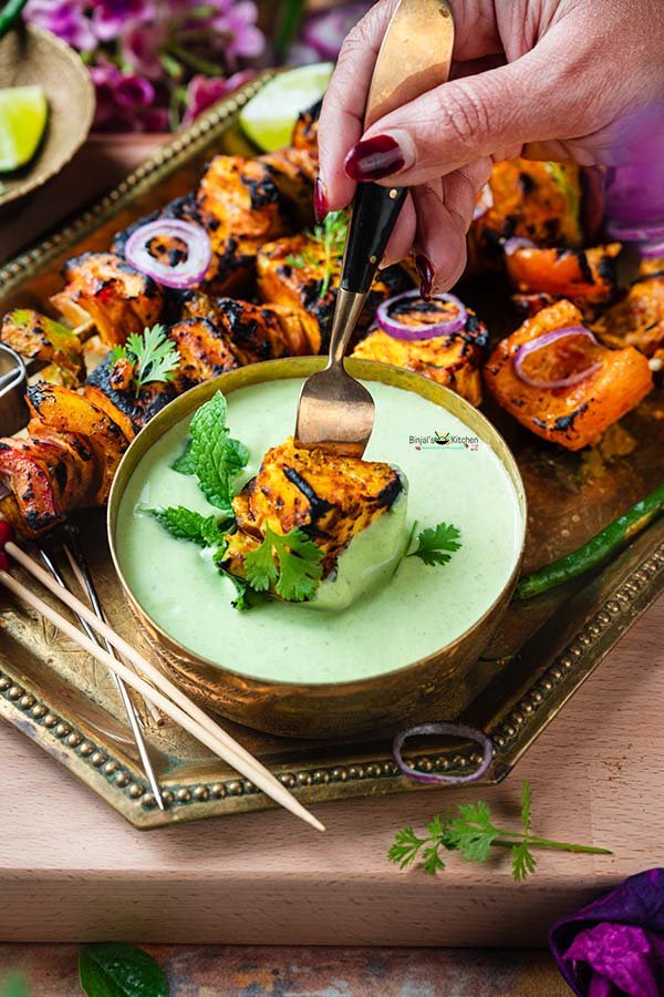 Yogurt Coriander Mint Chutney 