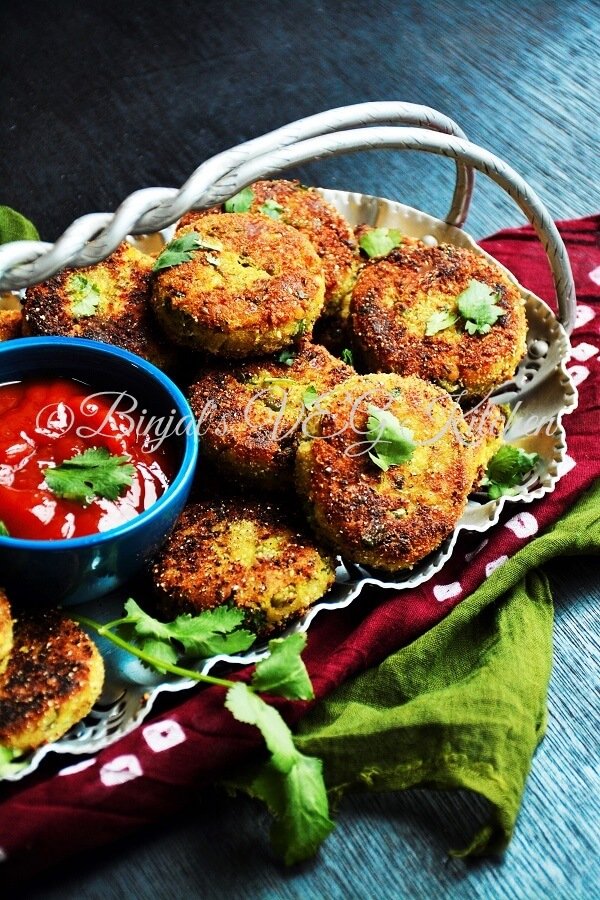 Sprouted Moong Cutlet