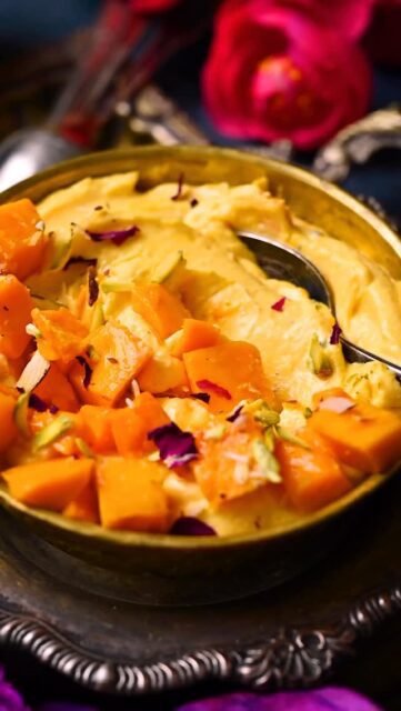 Golden, creamy, and filled with mango goodness 🥭✨
Aamrakhand also known as Mango Shrikhand is the perfect way to celebrate sweetness, tradition, and sunshine in every bite. Made with rich hung curd and ripe mango pulp, this festive dessert brings together flavor and nostalgia so beautifully.
.
Wishing you and your family a very happy and prosperous Akshay Tritiya 💛 May this auspicious day bring endless joy, good health, and abundance into your lives.
.
Comment “MANGO” and I’ll send you the full recipe in your inbox 💌