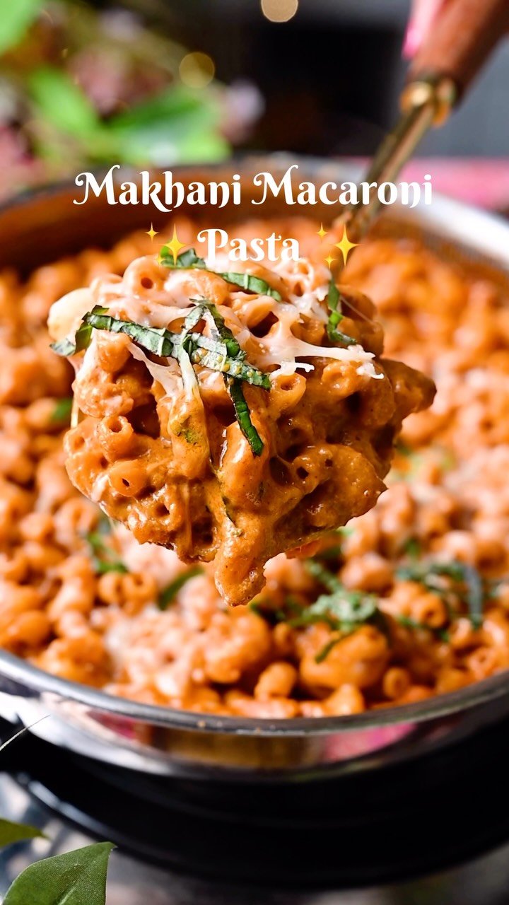 🍝✨ Makhani Macaroni Pasta… where creamy Italian comfort meets rich Indian flavors! ❤️🧈
.
👇 Want the full recipe?
Comment “PASTA” and I’ll send it straight to your DMs! 💌
.
Every bite is loaded with silky makhani sauce, tender macaroni, and the perfect blend of cozy, comforting goodness. Trust me, this fusion pasta is one you’ll want to make on repeat!

Perfect for weeknight dinners, parties, or whenever you’re craving something extra delicious. 😍

❤️ Follow @binjalsvegkitchen for more easy and delicious vegetarian recipes!

Save this reel for later and tag your pasta-loving friends! 🍝✨
#Makhani #pasta #indianfood #italianfood #macaroni