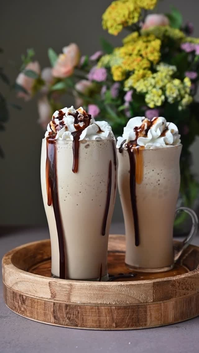 Homemade Frappuccino or Frappe tastes just like Starbucks. Make this Delicious Homemade Frappuccino Recipe at home! Easy, money saving with your favorite coffee taste, sure to love! The Frappuccino is blended with strong coffee, sugar, a dairy base, and ice.
.
Comment “ FRAPPE “ I’ll share DETAILED RECIPE with you in your Inbox 
.
.
.
.
.
.
.
.
