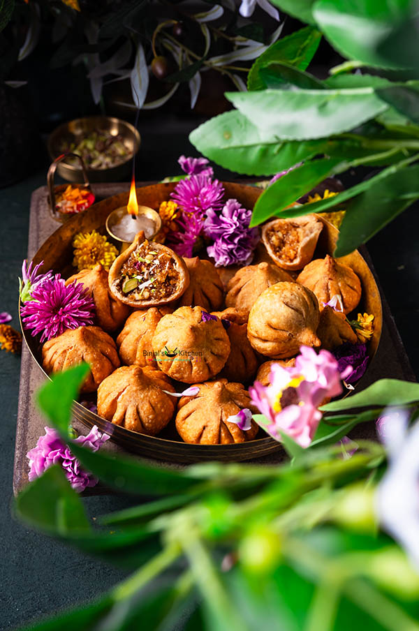 Fried Modak - Binjal's VEG Kitchen