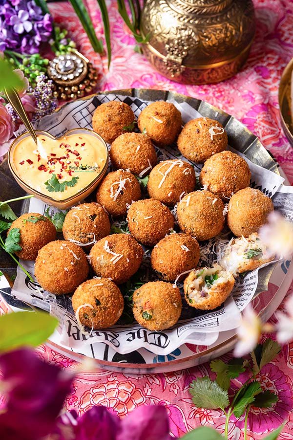 Chili Cheese Rice Balls