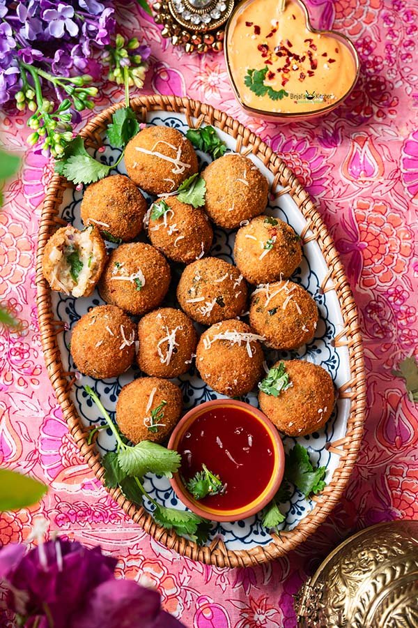 Chili Cheese Rice Balls