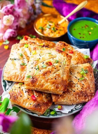 Plant Based Chicken Masala Puff