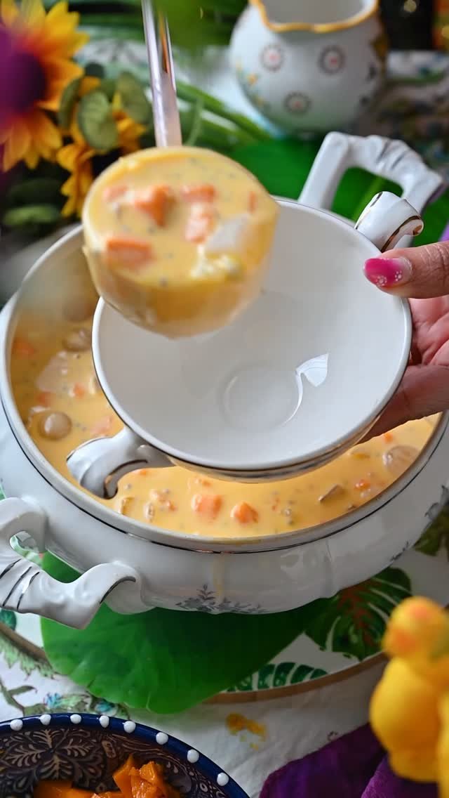 Mango Sago Pudding 
A creamy, refreshing, and tropical Asian dessert made with juicy ripe mangoes, chewy sago pearls, milk, tender coconut, and homemade coconut water jelly. Popular in Asian countries and now loved worldwide.
.
Comment “ MANGO SAGO “ I’ll send recipe to your inbox!