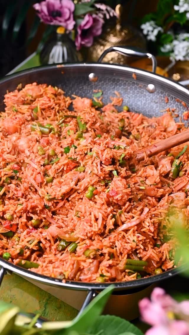 Mumbai’s iconic Street Style Tawa Pulao 
A spicy, buttery, veggie loaded rice dish born on the bustling streets of Mumbai and made on a sizzling hot tawa. Every bite is packed with bold flavors, nostalgia, and pure comfort food vibes.
This genius creation by Pav Bhaji wallas turned simple ingredients into one unforgettable one dish meal.
.
Comment “Tawa Pulao” and I’ll send the detailed recipe straight to your DM