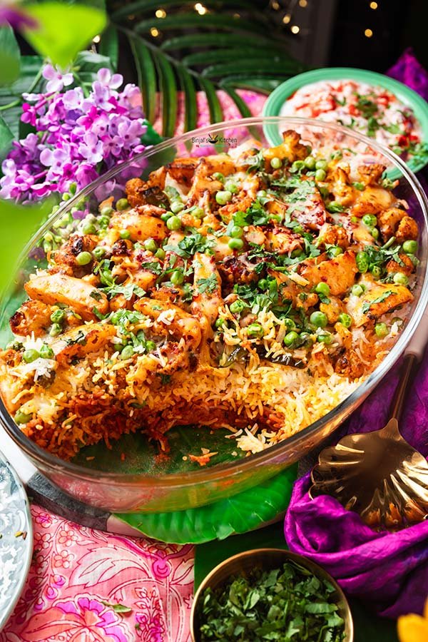 Baked Aloo Gobhi Rice