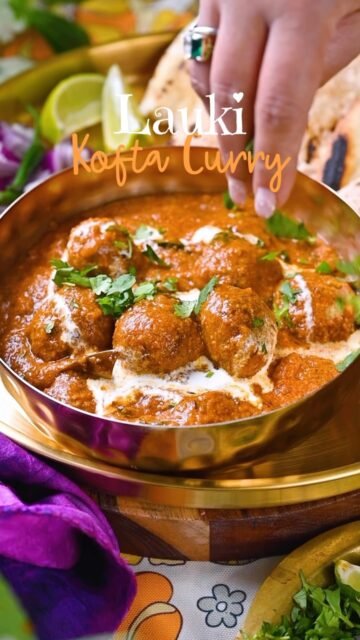 Lauki Kofta Curry
A beloved Indian vegetarian dish, perfectly suited with naan, roti, or steamed rice. While kofta curry traces its roots back to Mughlai cuisine, it has been beautifully adapted in Indian cuisine with delicious vegetarian versions. One such gem is Lauki Kofta, where bottle gourd dumplings are simmered in a rich, flavorful gravy. It’s comforting, satisfying, and absolutely irresistible!
.
Comment “ Kofta “ to get the recipe in your inbox!
.
.
.
.
.
.
.