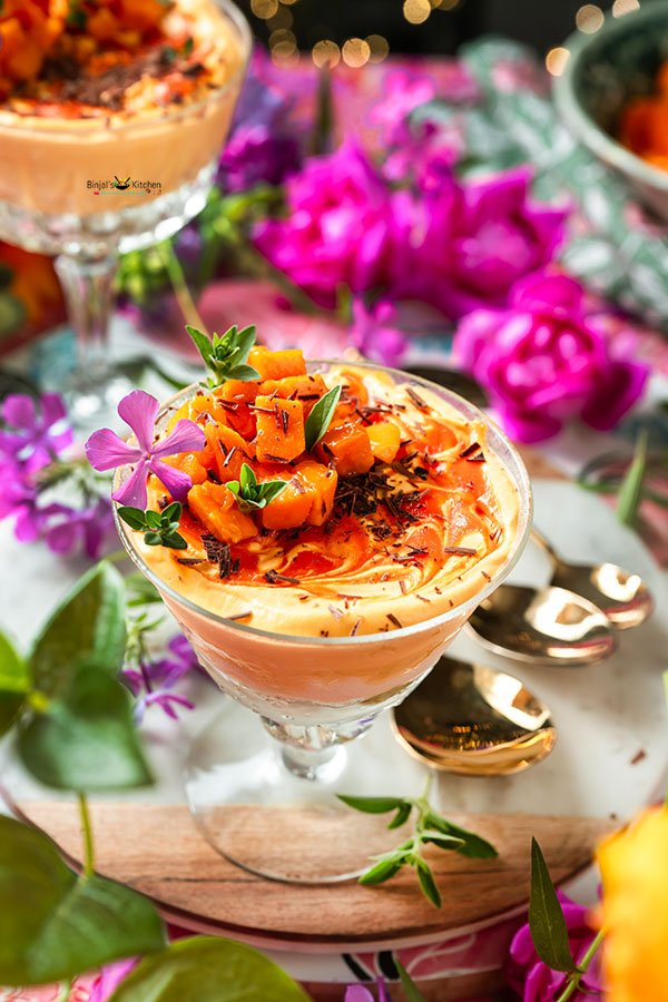 Dubai Style Mango Kunafa Cheesecake 