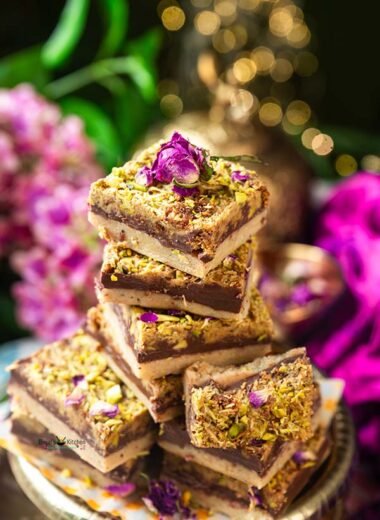 Dubai Chocolate Kaju Kataifi Burfi