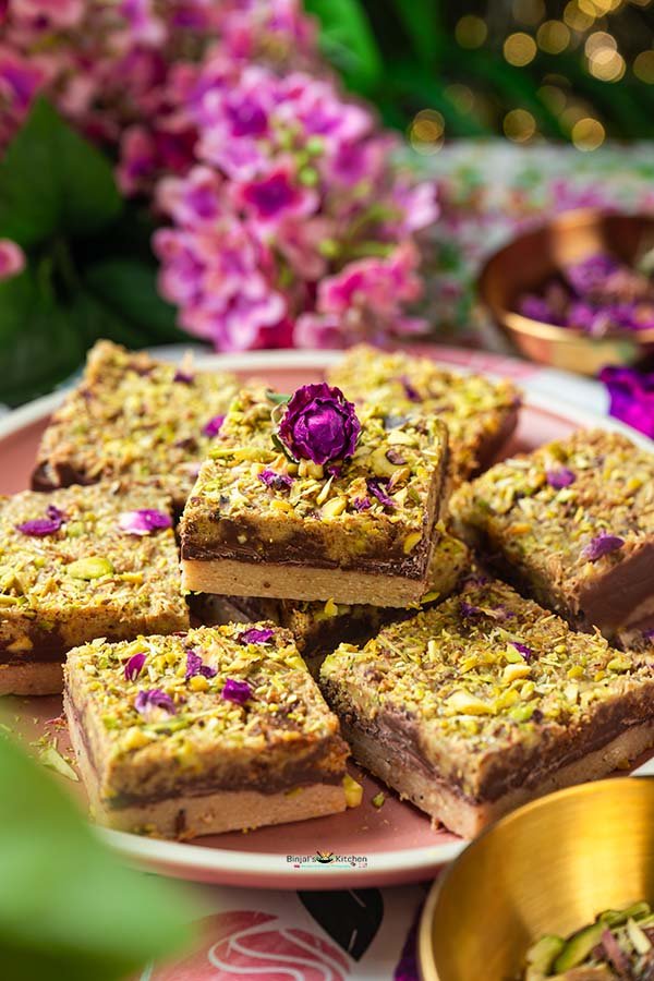 Dubai Chocolate Kaju Kataifi Burfi 
