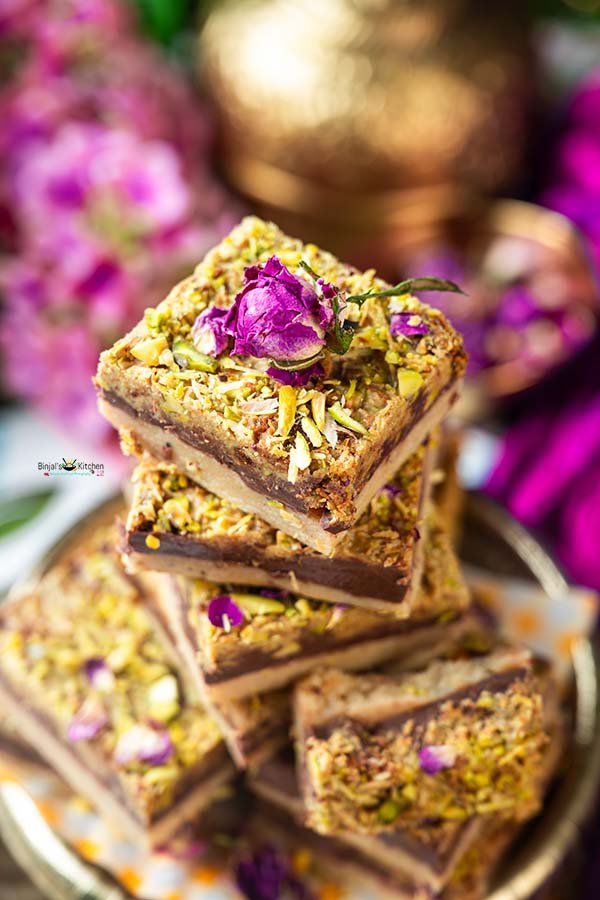 Dubai Chocolate Kaju Kataifi Burfi 