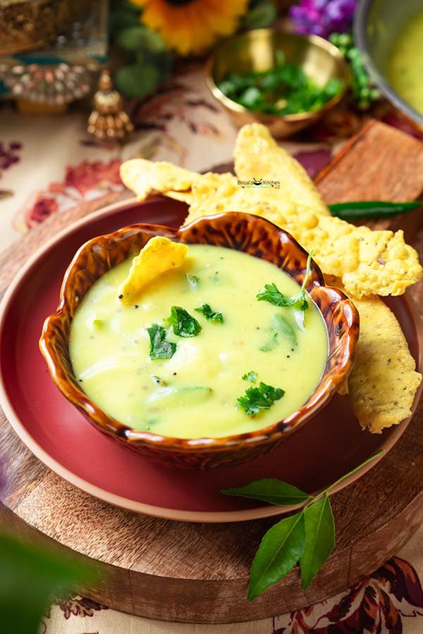 Farsan Kadhi Chutney Recipe 